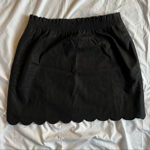 NWT 12/Medium Scallop Black J.Crew Skirt